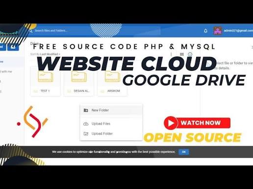 Source Code Website Drive - Penyimpanan Drive | Free Download
